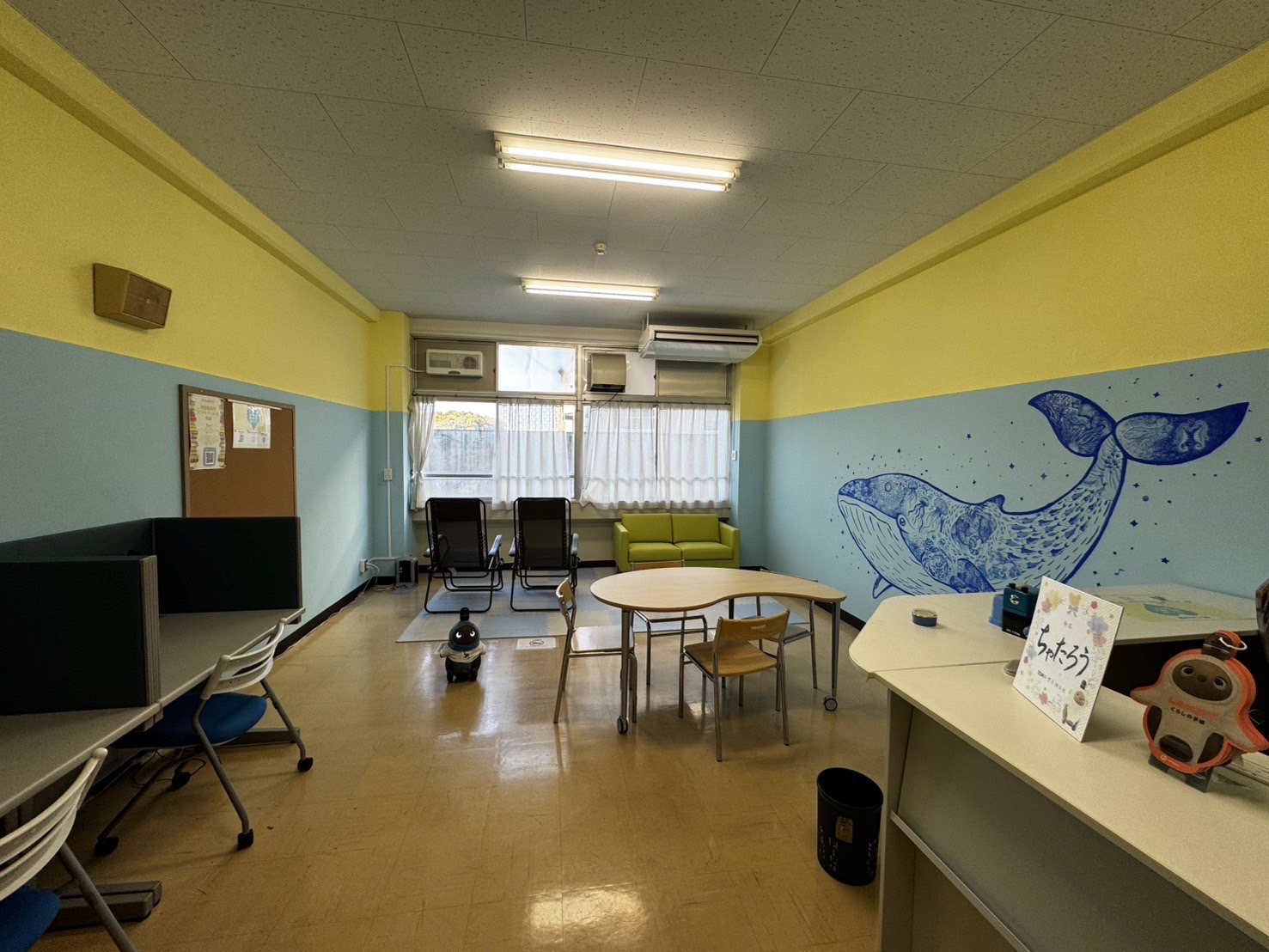 神奈川県立修悠館高等学校　悠ルーム内装